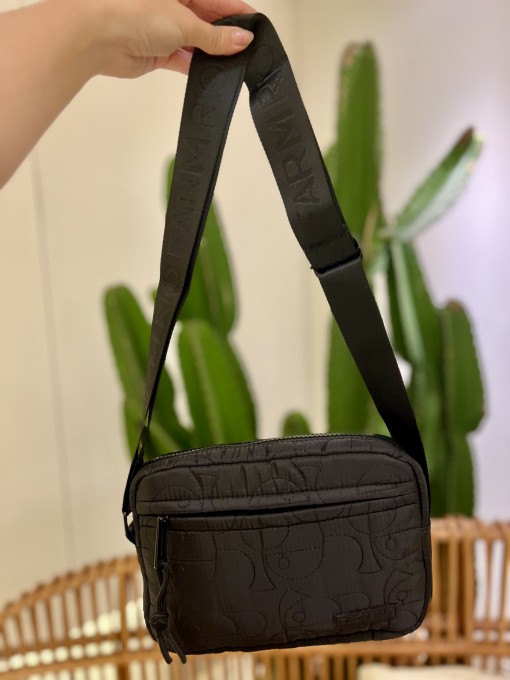 Bolsa Ziriguidum Puffer Preto