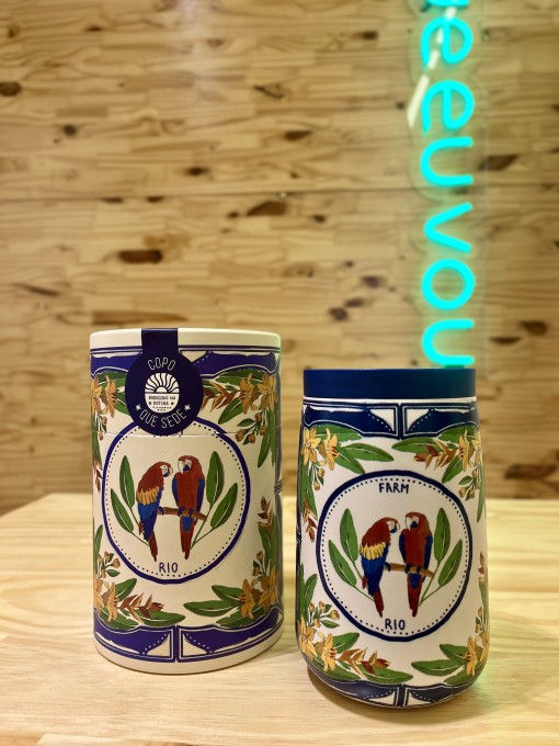 Copo Farm Que Sede 450Ml Destino Tropical