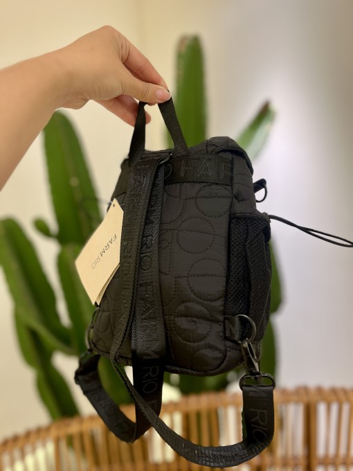 Bolsa Pipoquinha Puffer Preto