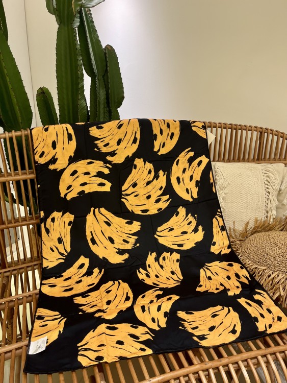 Toalha Farm Tchibum Bossa Banana Dupla Face