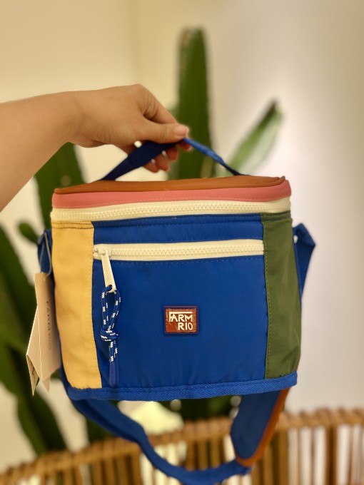 Mini Cooler Farm Farofa Colorblocking