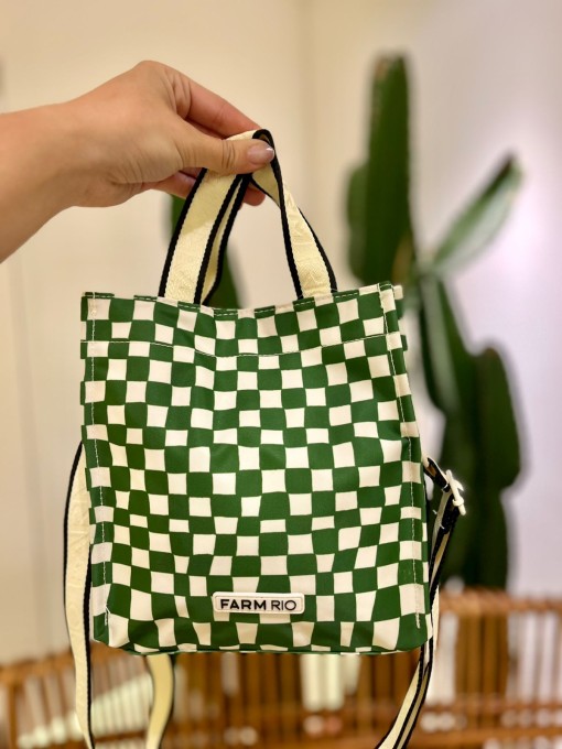Bolsa Farm Mimo Quadriculado Sonho