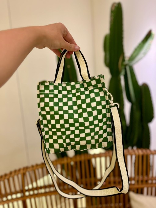Bolsa Farm Mimo Quadriculado Sonho