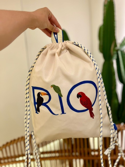 Bolsa Farm Praiana Rio Azul