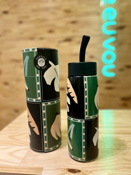 Garrafa Que Sede 750ml Lenço Brasil