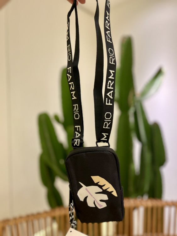Bolsa Arpoador Lenço Brasil Preto