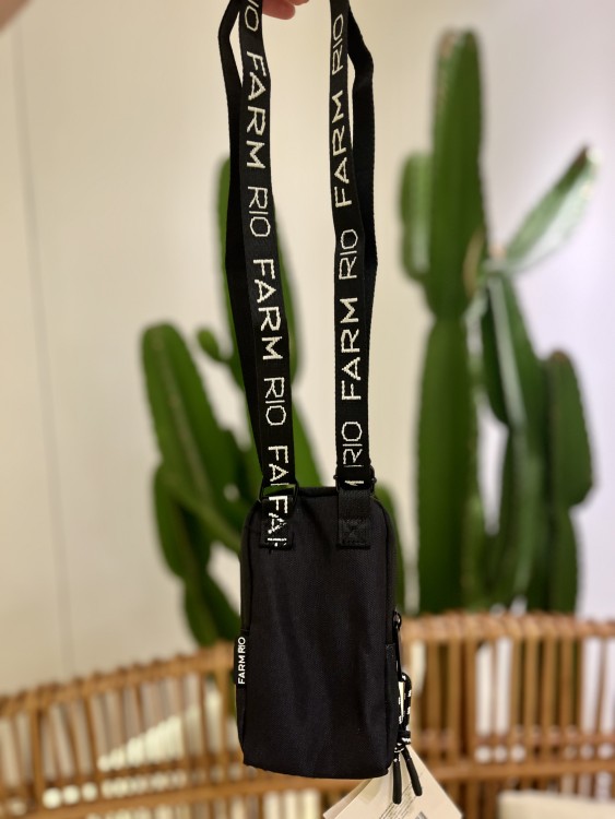 Bolsa Arpoador Lenço Brasil Preto