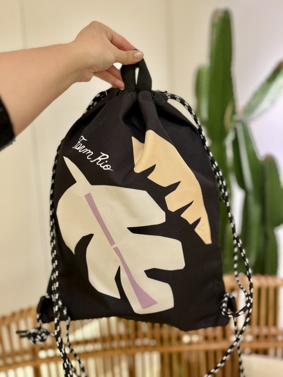 Bolsa Praiana Lenço Brasil dupla face