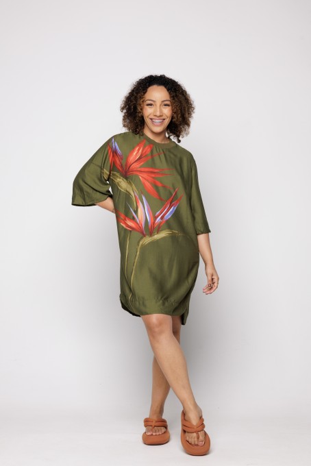 Vestidpo Tshirt Maxi Estrelicia
