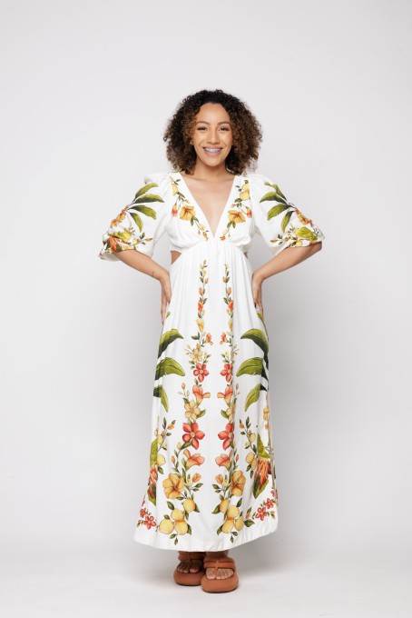 Vestido Cropped Bosque Chic