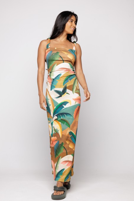 Vestido Alça Torcida Mata Atlantica