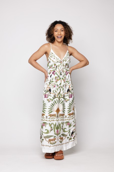 Vestido Cropped Floresta Doce