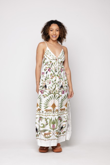 Vestido Cropped Floresta Doce