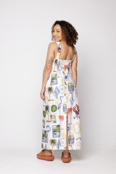 Vestido Tropical Vintage