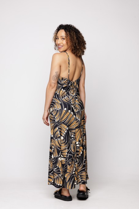 Vestido Cropped Leque de Tucano