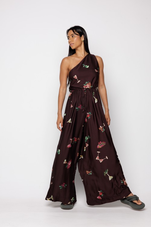 Macacão Coquetel Tropical