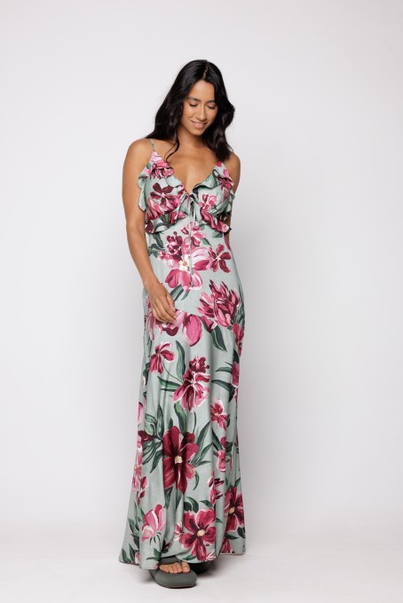 Vestido Longo Alça Lineia