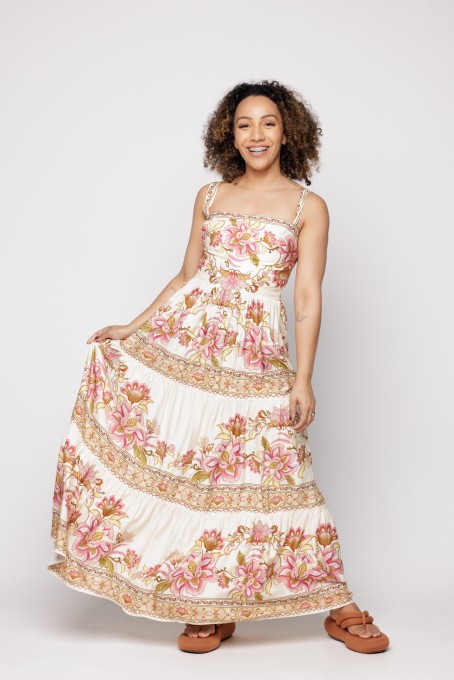 Vestido Cropped Jardim Majestoso