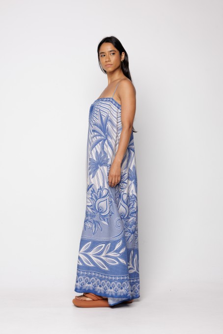 Vestido Longo Afeto Tropical