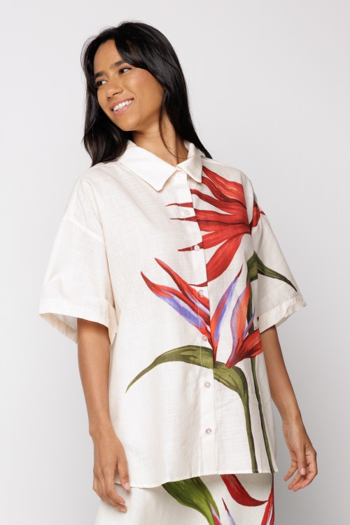 Camisa Maxi Estrelicia