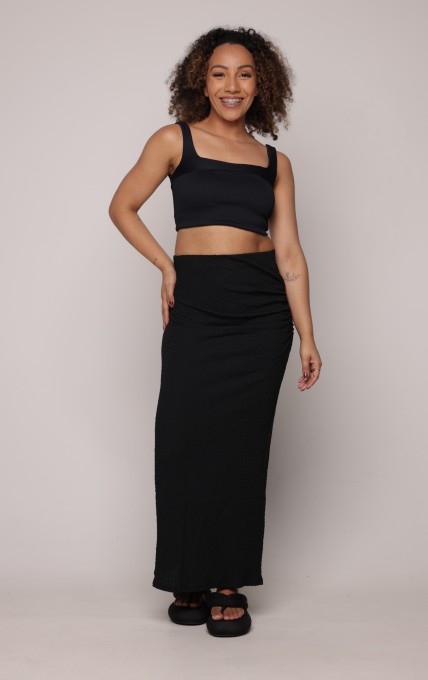 Saia Cropped Textura