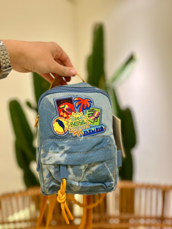 Mochila Borogodó Patch Rio Azul