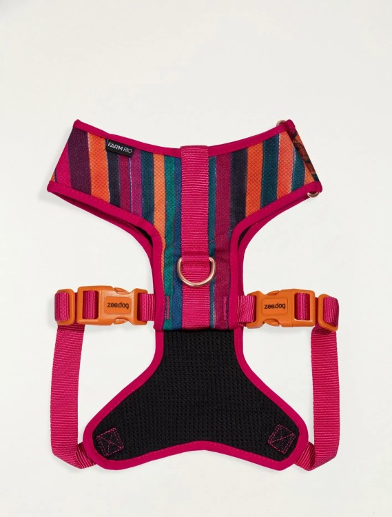 Peitoral Airmesh Farm Zee.dog Selva Flor de Banana P
