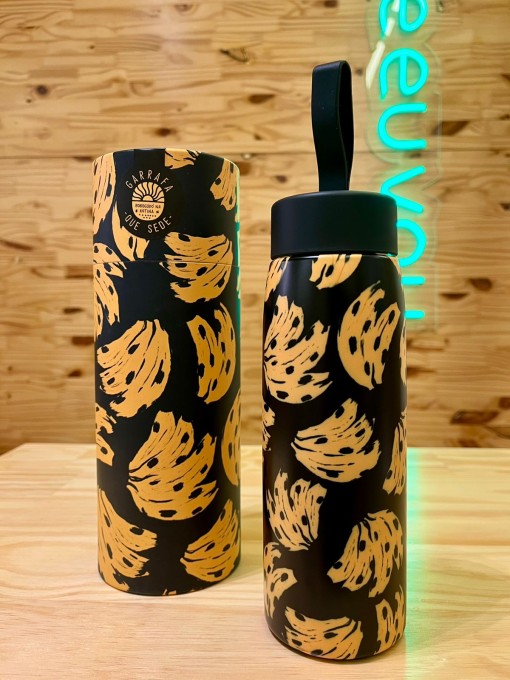 Garrafa Farm Que Sede 500ml Bossa Banana Preta