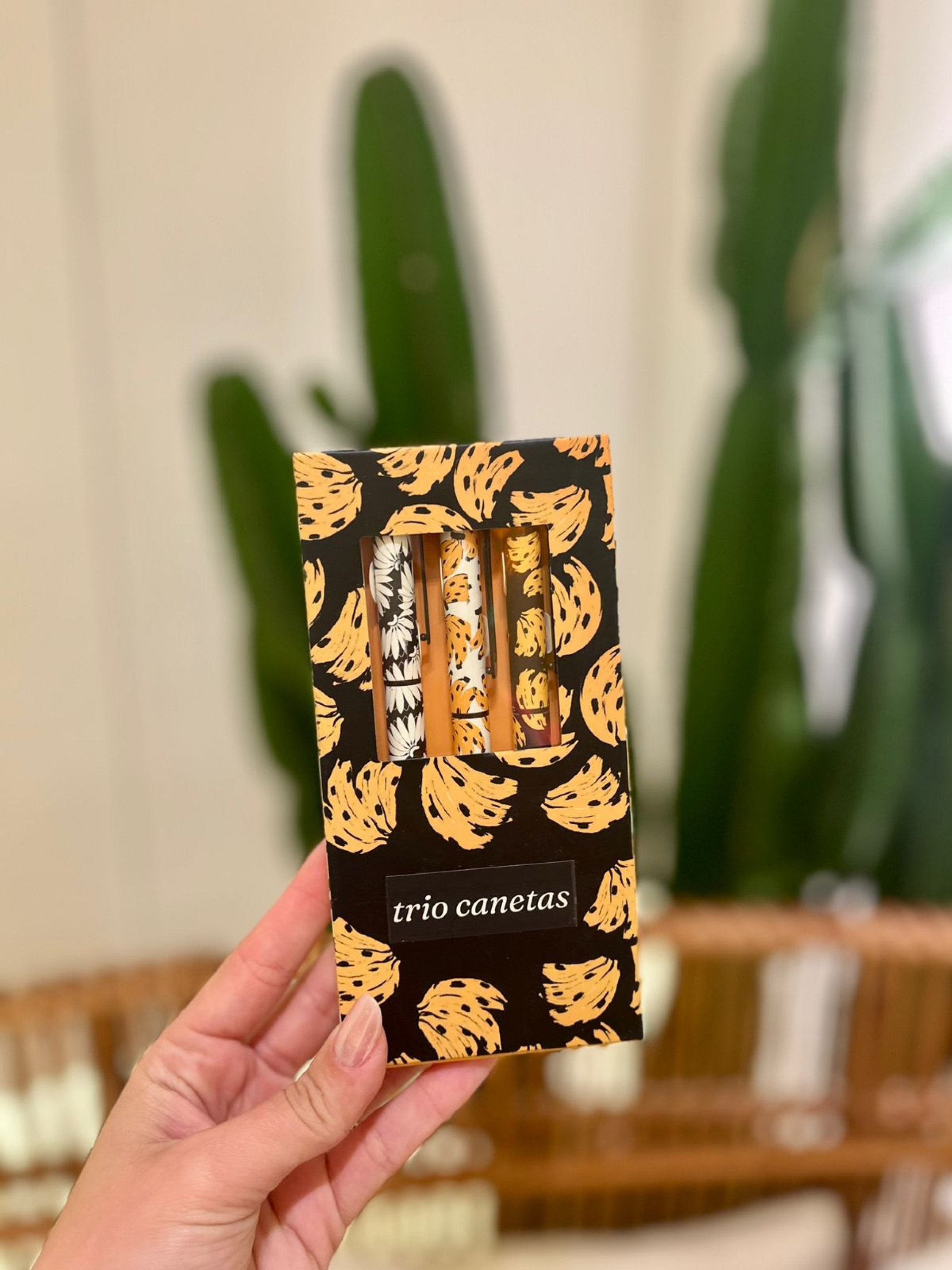 Trio de Canetas Anota Ai Bossa Banana - Informal Inn