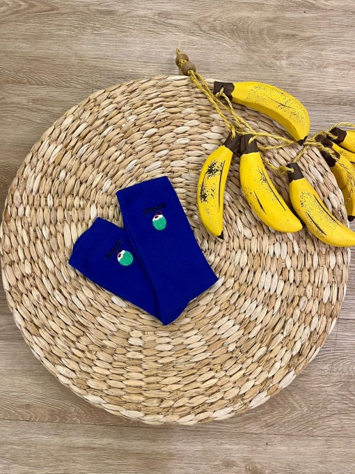 Meia Azul Coco Farm Rio