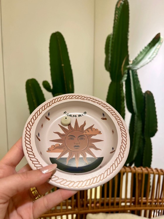 Incensário Astral Off White