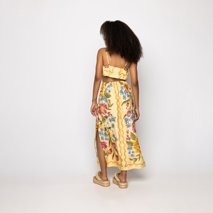Vestido Midi Floral Mari