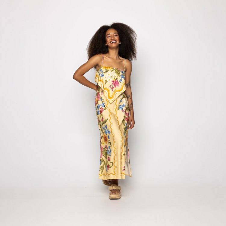 Vestido Midi Floral Mari