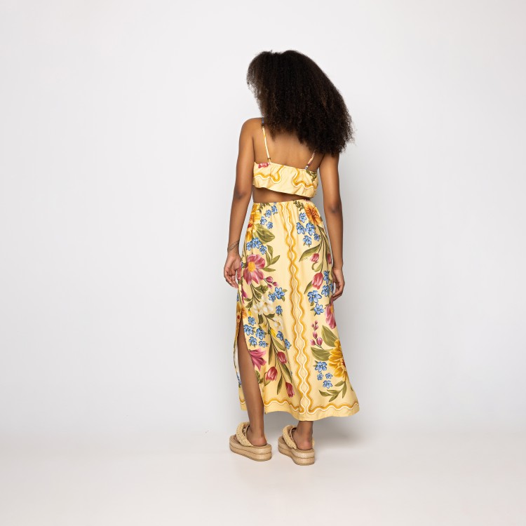 Vestido Midi Floral Mari