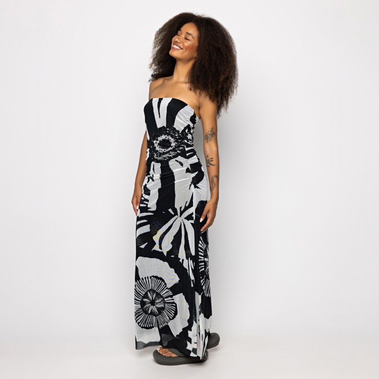 Vestido Tule Flora