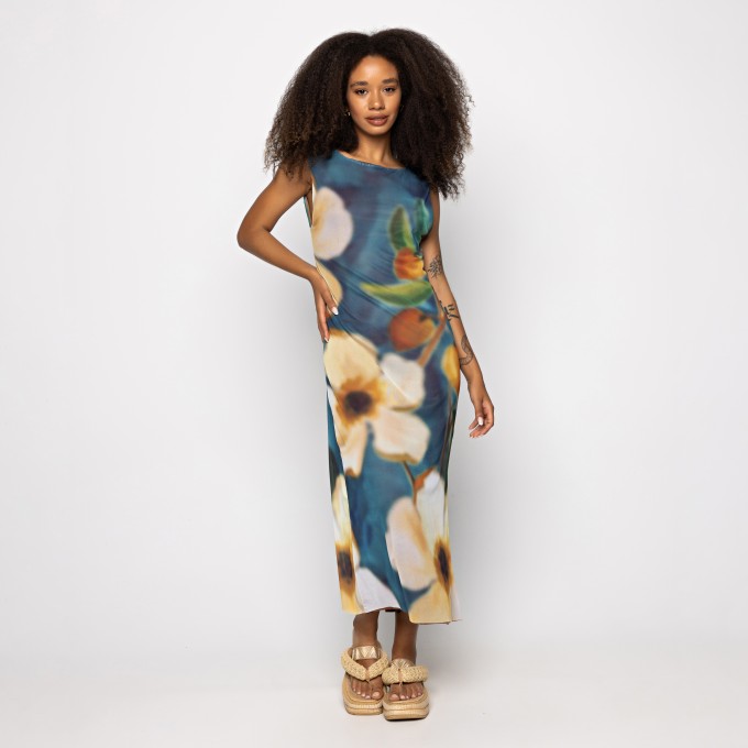 Vestido Tule Jardim Litoral