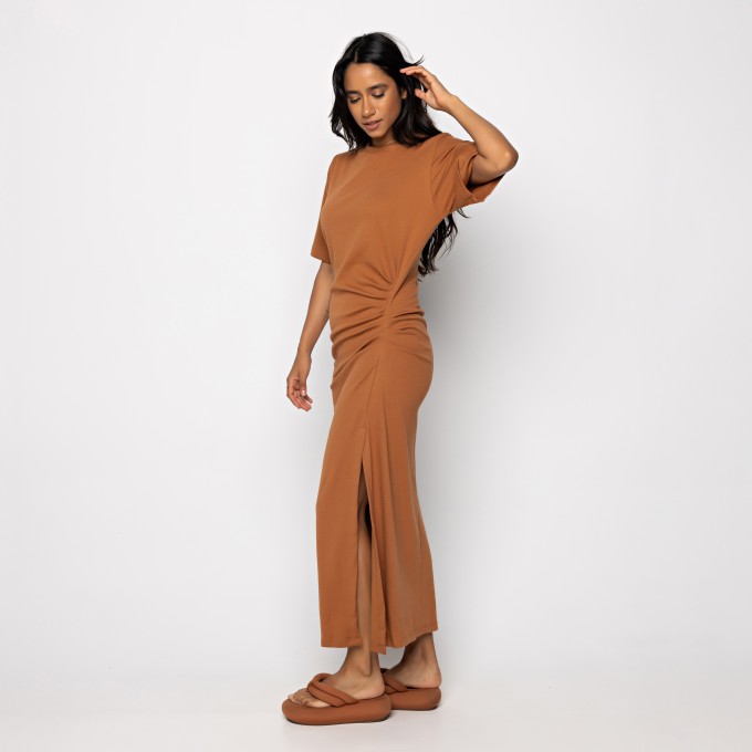 Vestido Cropped Recorte