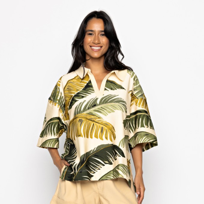 Blusa Polo Moletom Trancoso