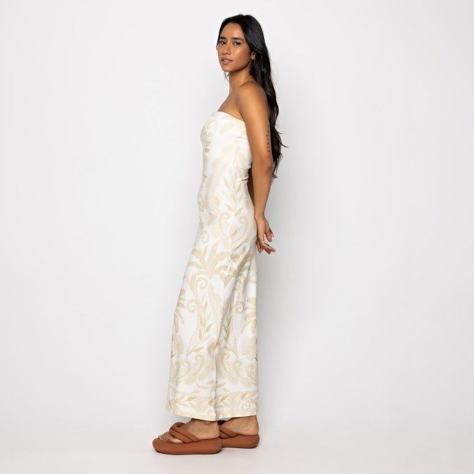 Vestido Sem Alça Midi Tina