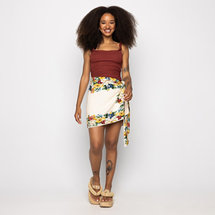 Saia Tropicalzinho Lenço