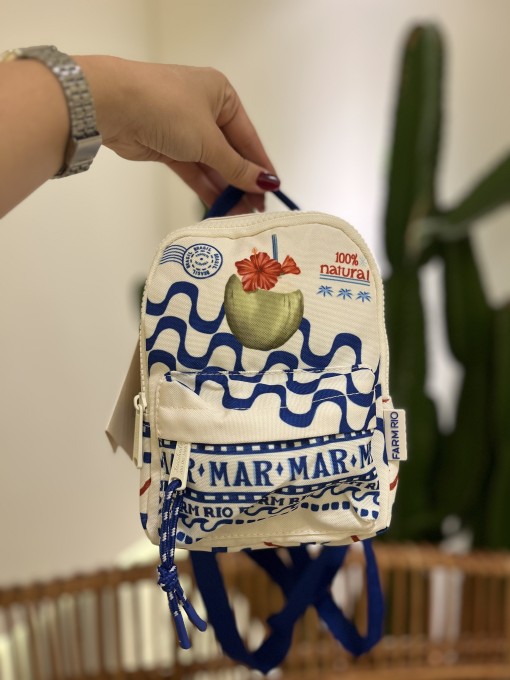 Mini Mochila Borogodó Farm Selo Praiano