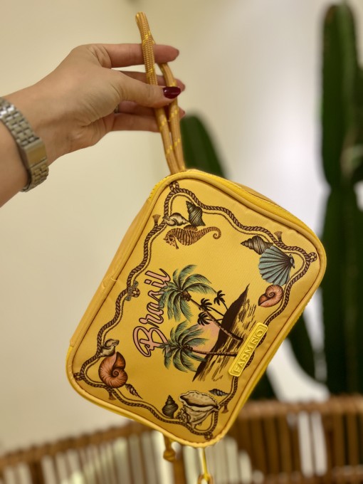 Necessaire xerô Souvenir Bahia Amarelo