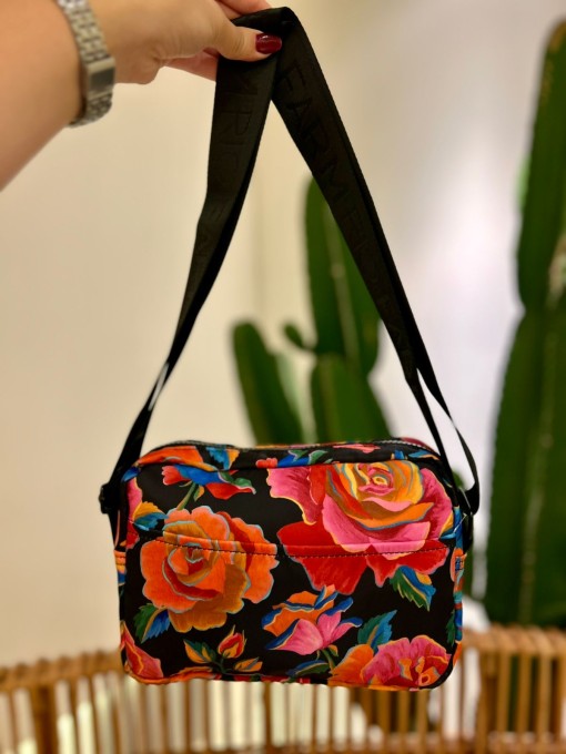 Bolsa Farm Ziriguidum Rosas Pintadas