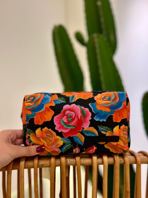 Maxi Necessaire Rosas Pintadas P