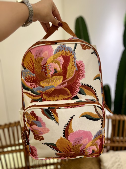 Mochila Farm Me Leva Floral Lucia