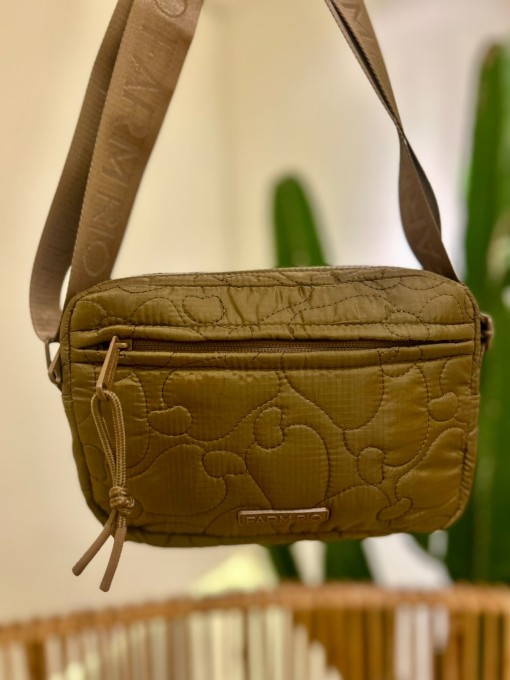 Bolsa Farm Ziriguiduim Puffer Marrom