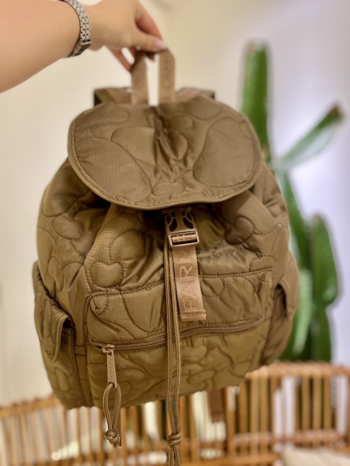 Bolsa Farm Pipoca Puffer Marrom