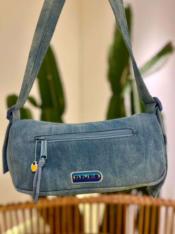 Bolsa Baguete Patch Rio Jeans