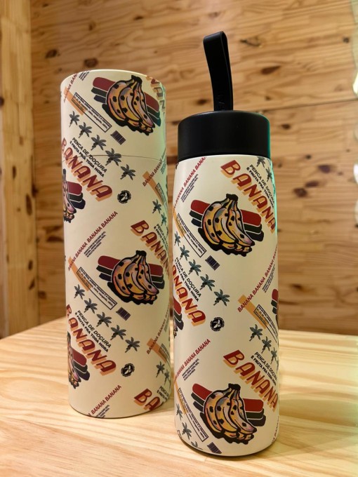 Garrafa Farm Que Sede 750ml Banana da Feira