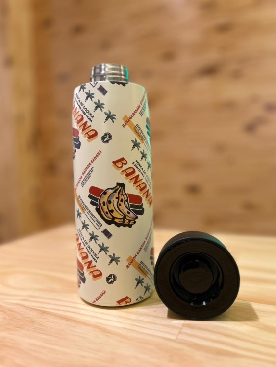 Garrafa Farm Que Sede 750ml Banana da Feira
